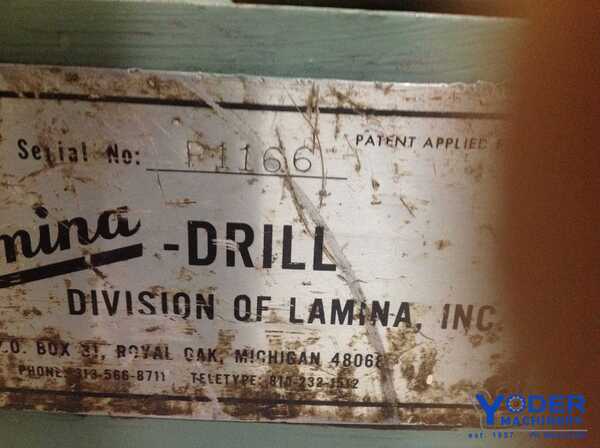 Lamina Drill, portable magnetic drilling & tapping machine, s/n #P1166, #65530 - Image 8