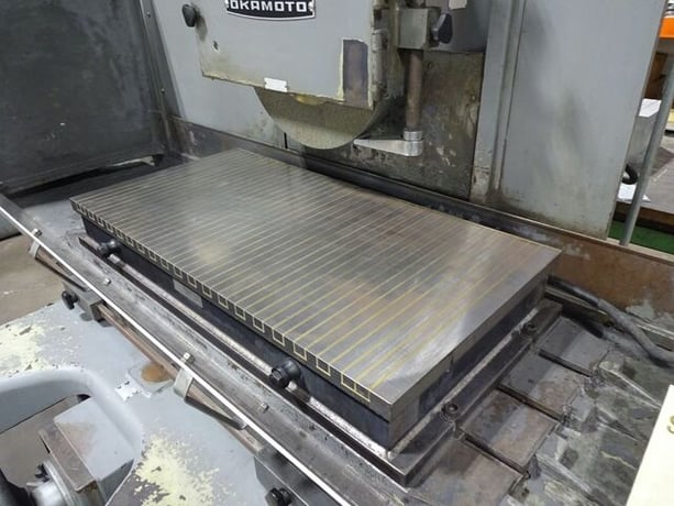 16" x 32" Okamoto #1632N, Reciprocating Surface Grinder, 12" diameter x 1.5" wide grinding wheel, 5 HP - Image 3