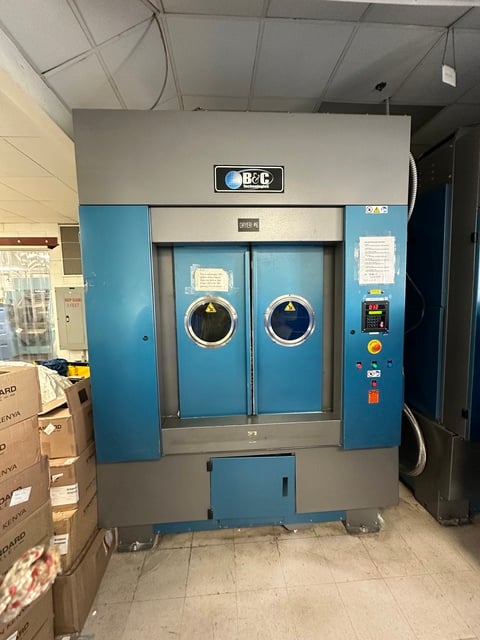 225 Lb. B & C Technologies #DI-225, Natural Gas Dryer, reversing drum, tilt function, microprocessor - Image 1