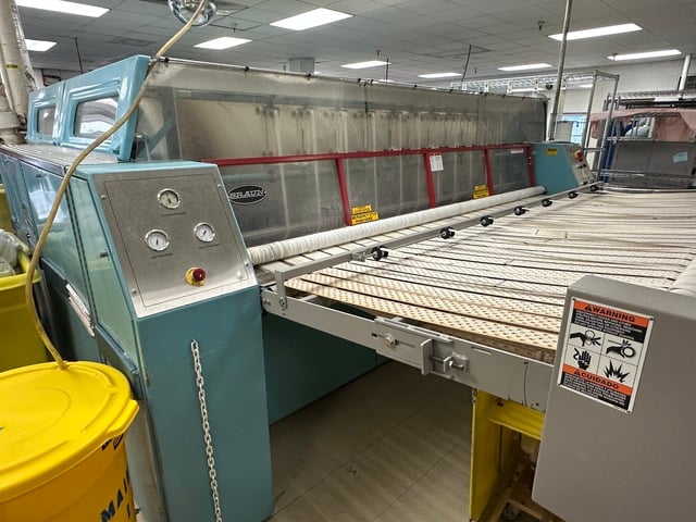 32" x 120" Braun #2S32, 2-Roll Steam Heated Flatwork Ironer, 125 psig, 208 Volt, 2002 - Image 2