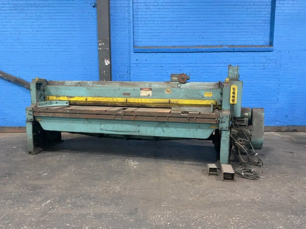 10 gauge, Wysong & Miles Co #1010-RD, Power Squaring Shear, 1.5 HP - Image 1