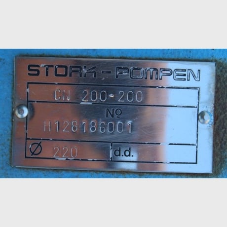 2500 GPM @ 80' TDH Stork Centrifugal Pump, 8" x 8" (200mm x 200mm) - Image 4