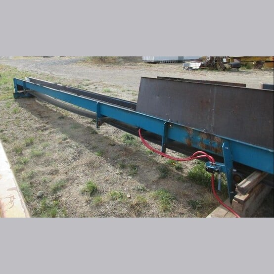 18" x 58' Troughed Channel Conveyor, 0.25" Thick 3 PLY Chevron Belt, 48" width x 63' L x 51" H Overall - Image 5