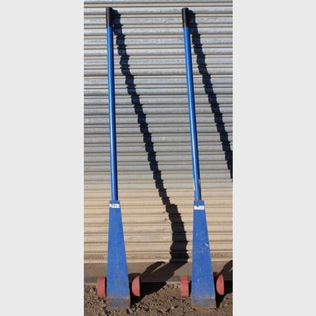 5,000 lb. Wheeled Lever Dolly, 72" Long, Steel, 5" Neoprene Wheels - Image 1