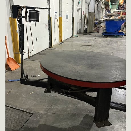 3,500 lb. Durant #3512-48, Pallet-Type Uncoiler, 48" diameter Turntable, 0-12 RPM - Image 4