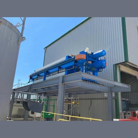 34" x 34" SinoFilter #XMZ50/870, Plate Filter Press, 50 m2, 38 plates, stainless - Image 3