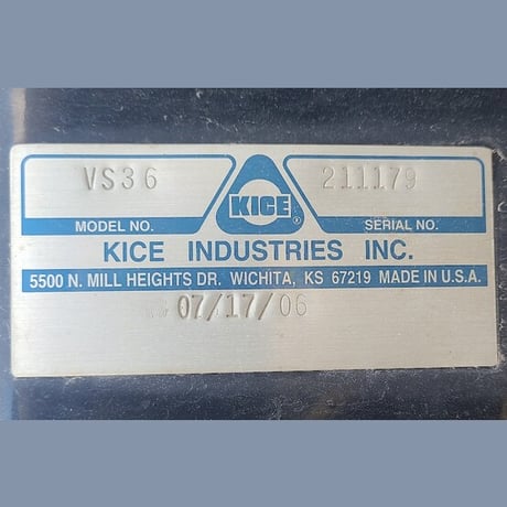 Kice #VS36, Baghouse Dust Collector, 424 sq.ft., 36 bags, 2006 - Image 6