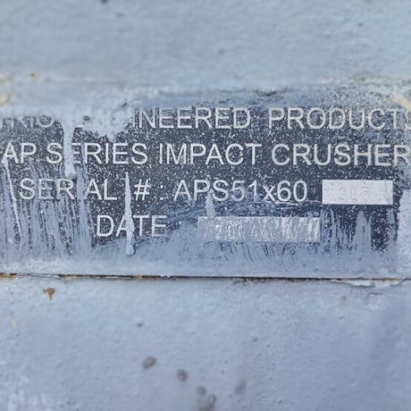 Trio Engineered Products #APS-5160, Impact Crusher, 51in x 60in rotor, 225-315 STPH, 2004 - Image 5