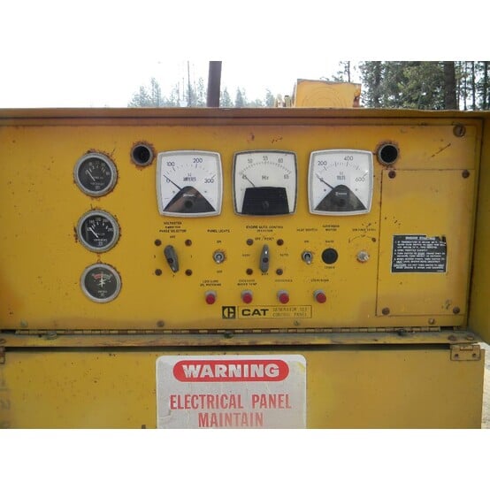 124 KW Caterpillar #3306, Diesel Generator, 480 Volts, 227 HP CAT engine, 1800 RPM, 3PH panel, 6930 hours - Image 6