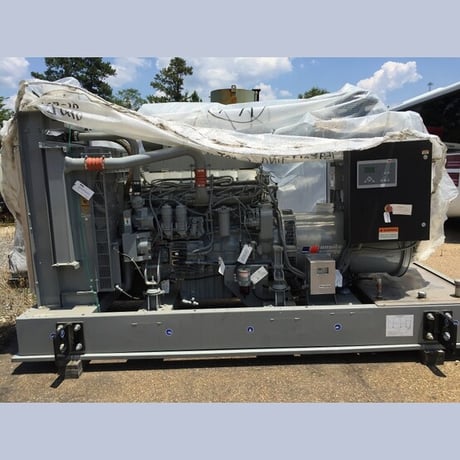 250 KW MTU, Diesel Generator, 600 Volts, 1800 RPM, 300 amp circuit breaker, DGC 2020 control panel, 2014 - Image 1