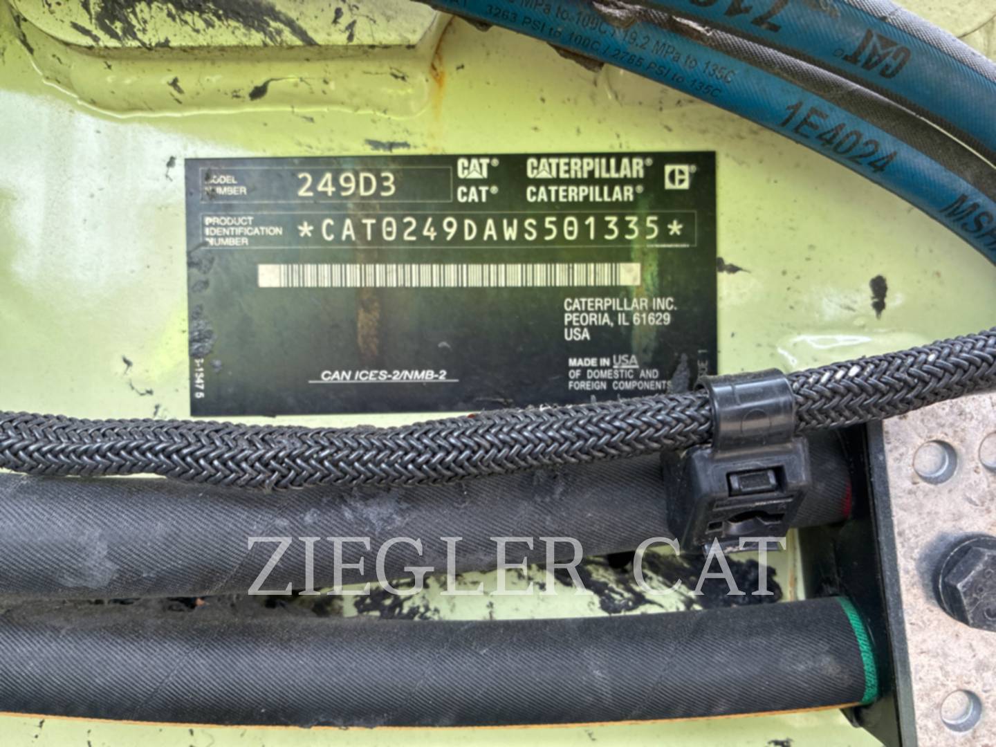 Caterpillar 249D3, 1150 hours, S/N: WS501335, 2022 - Image 6