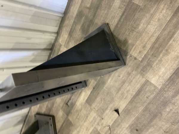 10" x 35-1/4" x 15-3/4" Angle platess, 2" plate face thickness (2 available) - Image 2