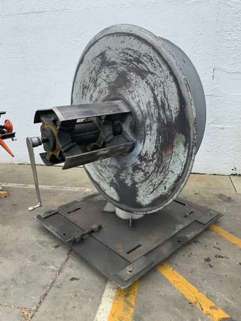 6000 lb. Samco #SUD-6000, double end coil reel, 20" width, 60" outside dimensions, 17.5"-21.5" ID, manual - Image 1
