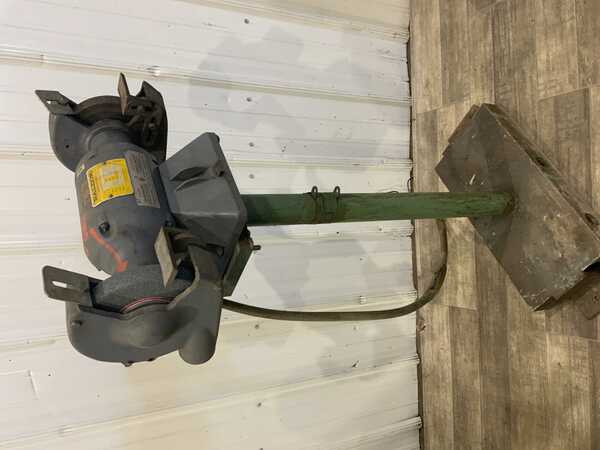 6" Baldor, doub le end pedestal grinder, 1/2 HP, 3000-6000 RPM - Image 7