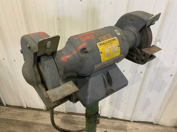 6" Baldor, doub le end pedestal grinder, 1/2 HP, 3000-6000 RPM - Image 9