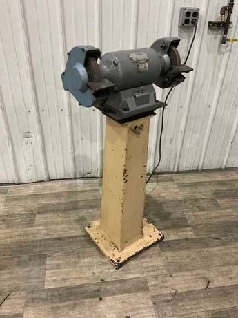 8" General #EG-800, double pedestal g5rinder, part rest, on pedestal, 3/4 HP, 3450 RPM - Image 7