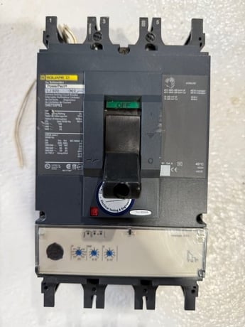 600 Amps, Square D, LJ600, Molded Case Circuit Breaker, 3-Pole, 600 VAC, PowerPacT L-Frame - Image 1