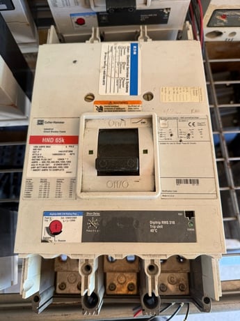 1200 Amps, Eaton/Cutler Cutler-Hammer, HND312T33W, Molded Case Circuit Breaker, 600 VAC, 3-pole, Digitrip 310 - Image 1