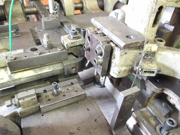 Baird #3-24, fourslide, 3/16" dia.wire, 24" feed lngth, 3-90 SPM, 3" front slid stroke - Image 8