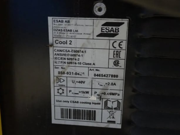 Esab #WARRIOR-500i-CC/CV, multi-process welder, 360-575 V. - Image 9