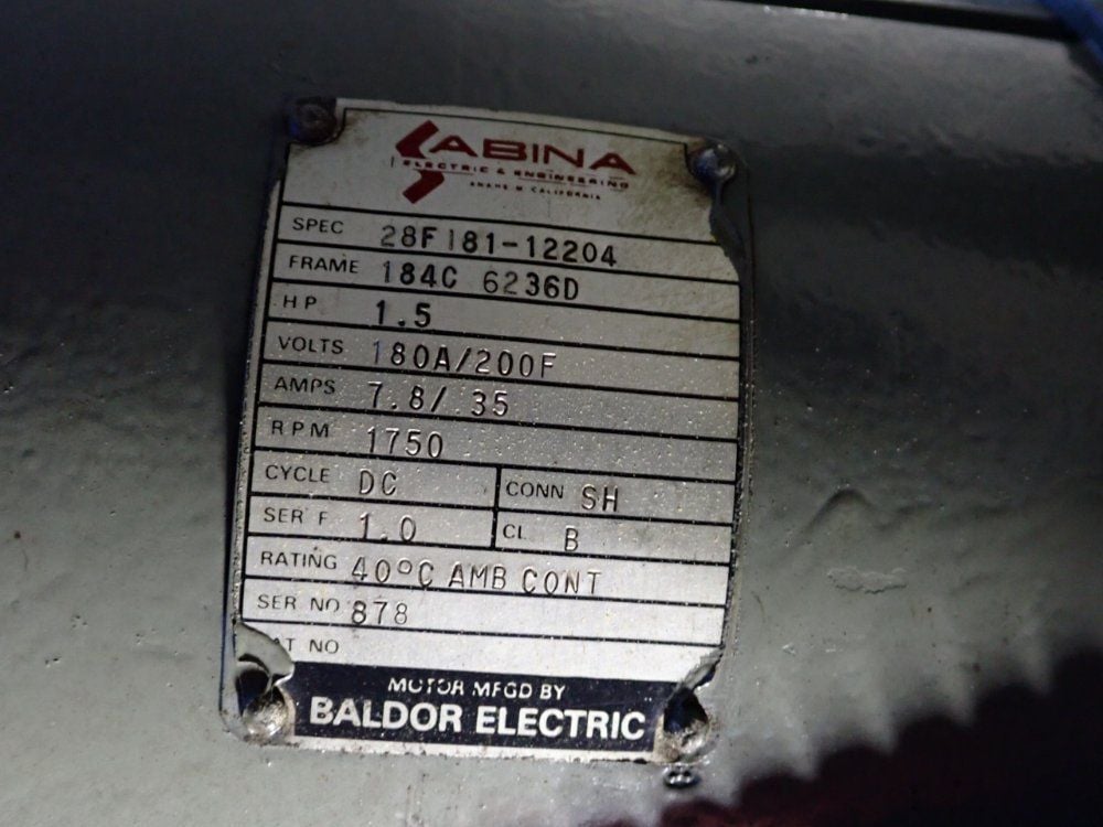 Reliance Tool #CS-24H5274, rotary circle shear, 52" capacity, 1978 - Image 5