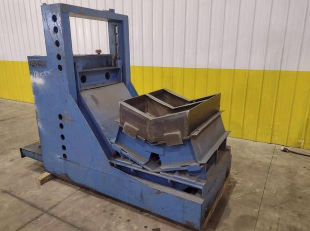 20000 lb. Deltec, hydraulic coil car, 48" wide, self-contained, w/elevation - Image 1