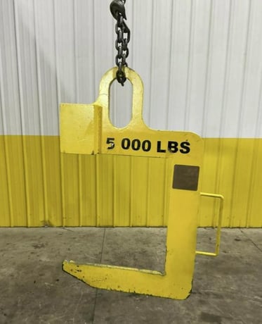 5000 lb. ICHS, coil lifting C-hook, 24" capacity - Image 1