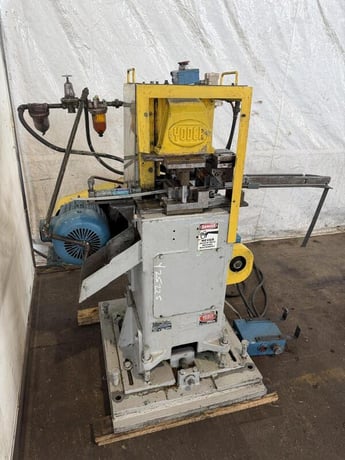 25 Ton, Yoder #P-25, open throat cut-off press - Image 4