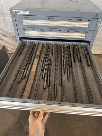 10 Drawer, Stanley Vidmar, industrial storage cabinet - Image 6