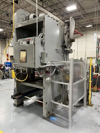 80 Ton, Precision #2-80-56x24 / 80n-g2-obs, Double Point Press, 3" stroke, 14" Shut Height, 120 SPM, 5" adj. - Image 4