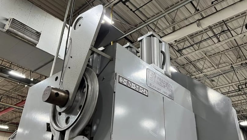 80 Ton, Precision #2-80-56x24 / 80n-g2-obs, Double Point Press, 3" stroke, 14" Shut Height, 120 SPM, 5" adj. - Image 6