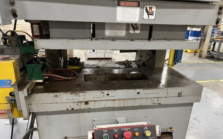 80 Ton, Precision #2-80-56x24 / 80n-g2-obs, Double Point Press, 3" stroke, 14" Shut Height, 120 SPM, 5" adj. - Image 7