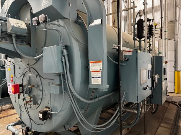 500 HP Cleaver-Brooks #CBEX-2W-700-500-150, firetube boiler, nat gas, 150 psi, 2022 - Image 4