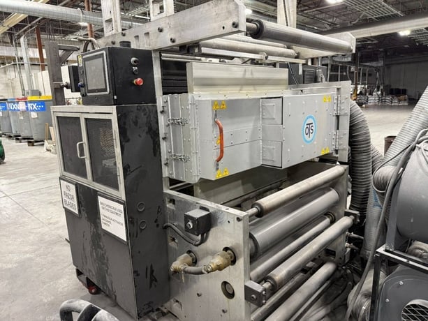 GWF #38", Universal portable inline UV Coater, 38" web, 1600 FPM, HMI Control, casters & levelers, 2017 - Image 3