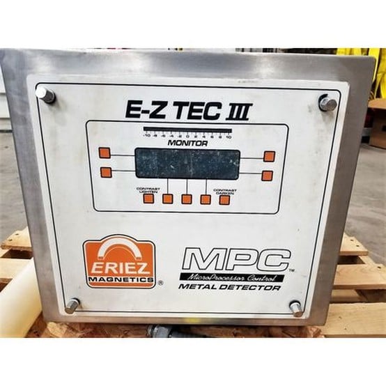 Eriez #6X6 VIMPC, EZ Tec III MPC Drop-Through Metal Detector, 6" x 6" Aperture, Stainless Steel Housing - Image 5