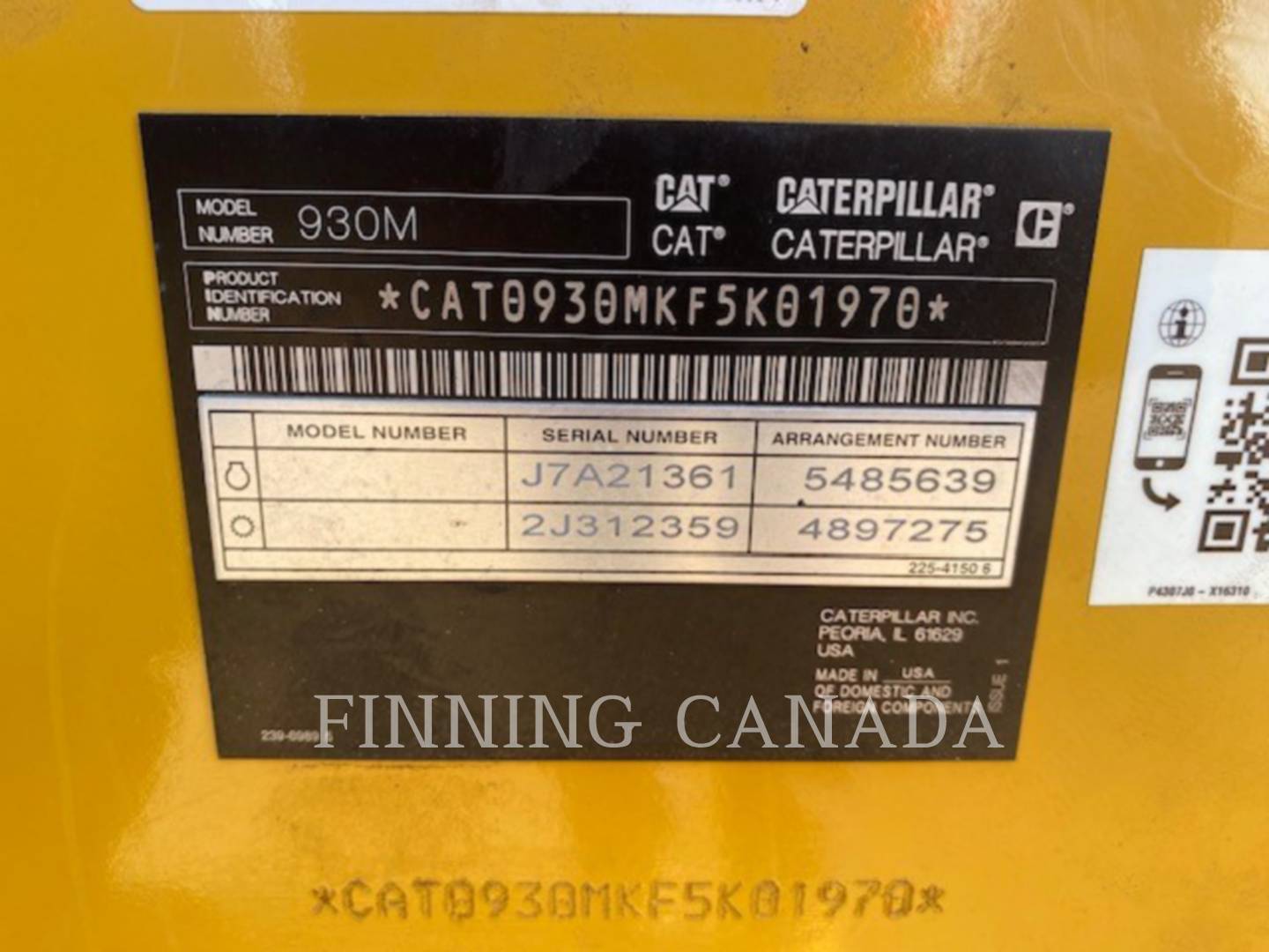 Cat 930M, Wheel Loader, 1235 hours, S/N: F5K01970, 2022 - Image 6