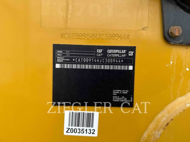 Cat 914, Wheel Loader, 3959 hours, S/N: JC300944, 2023 - Image 6