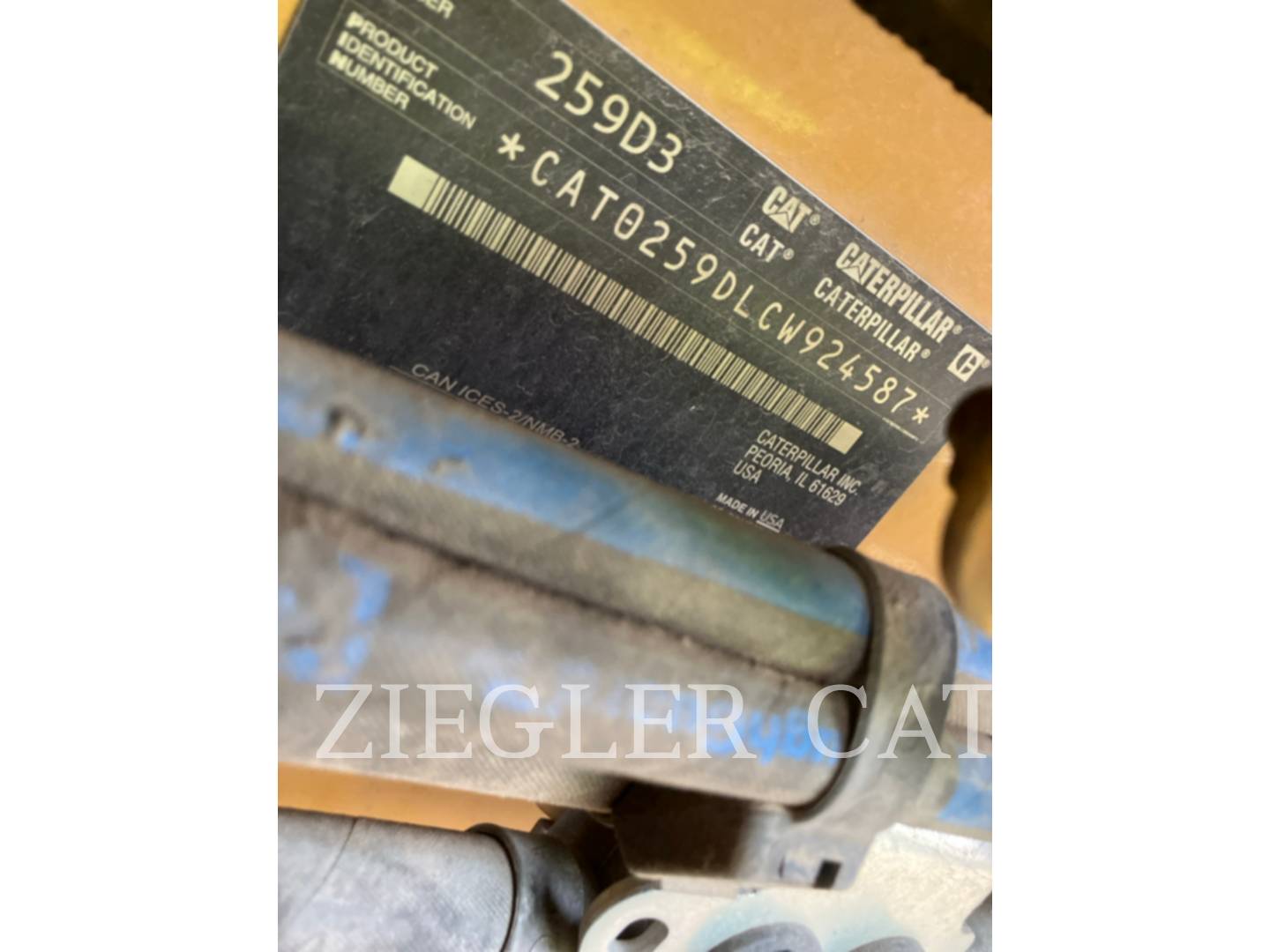 Caterpillar 259D3, 445 hours, S/N: CW924587, 2023 - Image 5