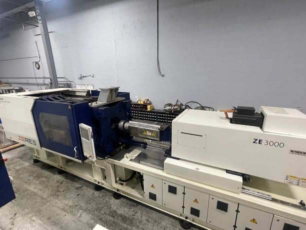 337 Ton, 15.1 oz., Haitian Zhafir #VE3000/1100H, injection molding machine, 50mm screw, 2016 - Image 2