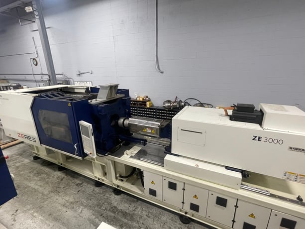 337 Ton, 15.1 oz., Haitian Zhafir #VE3000/1100H, injection molding machine, 50mm screw, 2016 - Image 3
