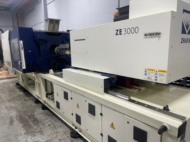 337 Ton, 15.1 oz., Haitian Zhafir #VE3000/1100H, injection molding machine, 50mm screw, 2016 - Image 5