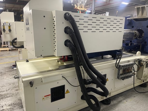 337 Ton, 15.1 oz., Haitian Zhafir #VE3000/1100H, injection molding machine, 50mm screw, 2016 - Image 9