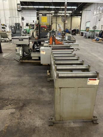 18" x 20" Hem #V100LA-2, automatic vertical tilt frame band saw, power tilt, 5 HP, coolant system - Image 7
