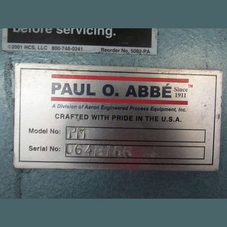 4' x 5' Paul O Abbe, pebble mill - Image 8