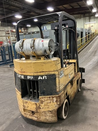 6000 lb. Caterpillar #TC60D, LP forklift, 3 stage mast, class 3, 48" forks - Image 5
