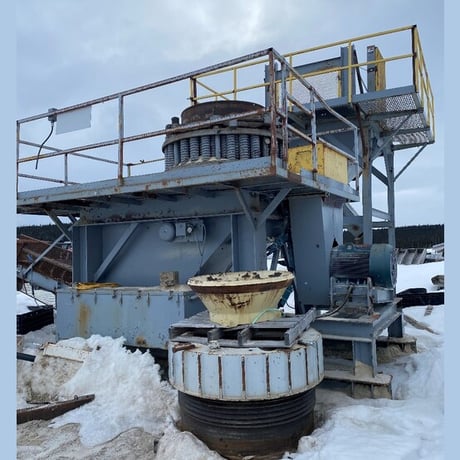 Telsmith #367S (D Series), Gyrasphere cone crusher, 60 HP @ 1185 RPM, Baldor-Reliance TEFC Motor - Image 1