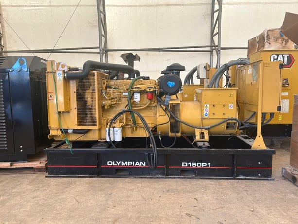 150 KW Caterpillar #D150P1, Stainless Steel drop over enclosure, 277/480 Volts, 373 hours, Perkins - Image 6