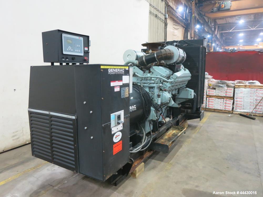 1130 KW Generac, diesel generator set, Mitsubishi engine, open skid - Image 2