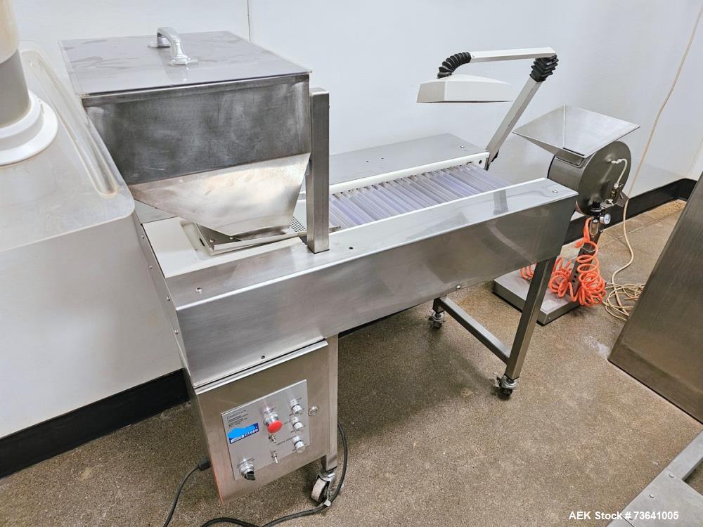 AutoPack #VitaSpec-700, capsule inspection conveyor, vibratory feed - Image 1