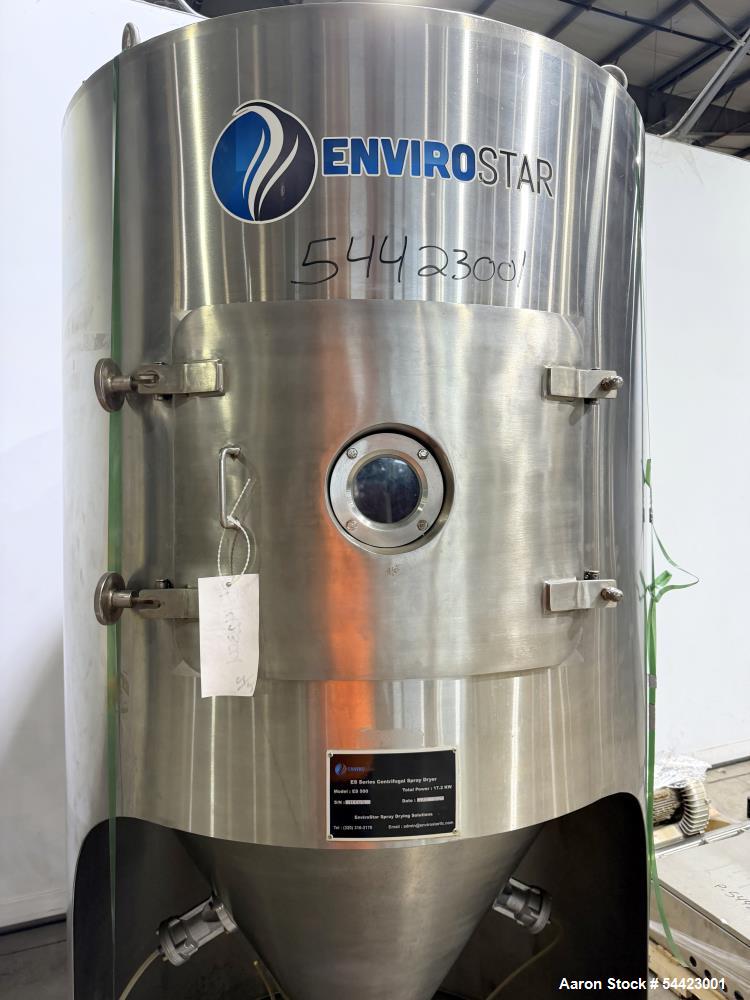 EnviroStar #ES-500, centrifugal spray dryer, Stainless Steel, PLC - Image 5